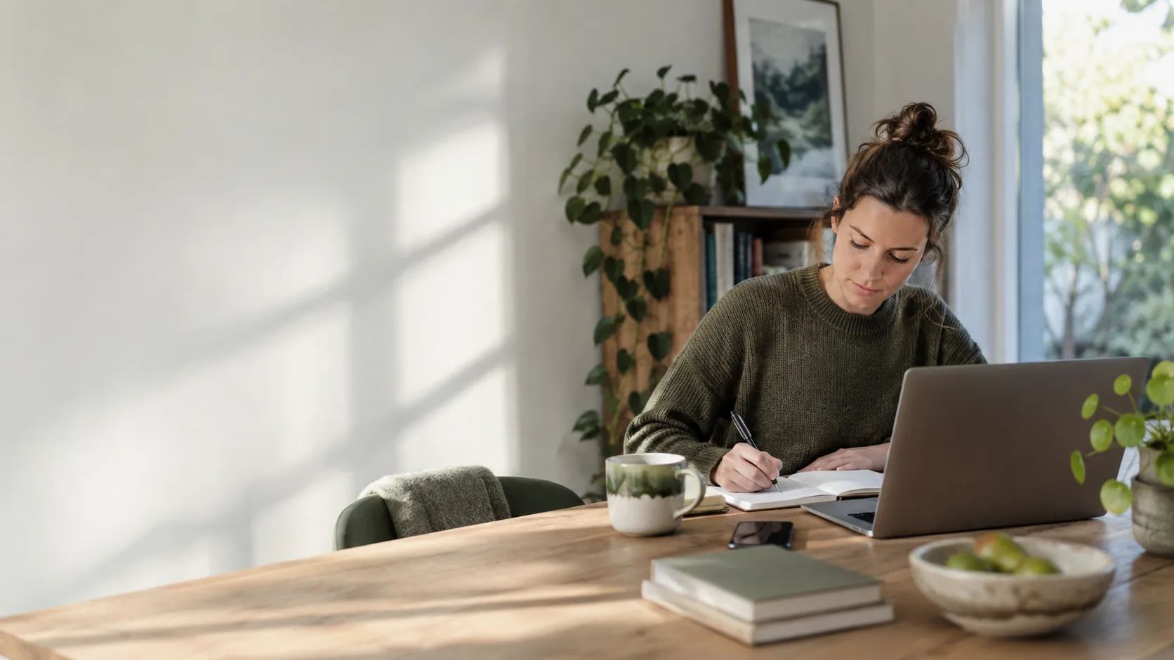 Individuele deelnemer volgt thuis een online opleiding