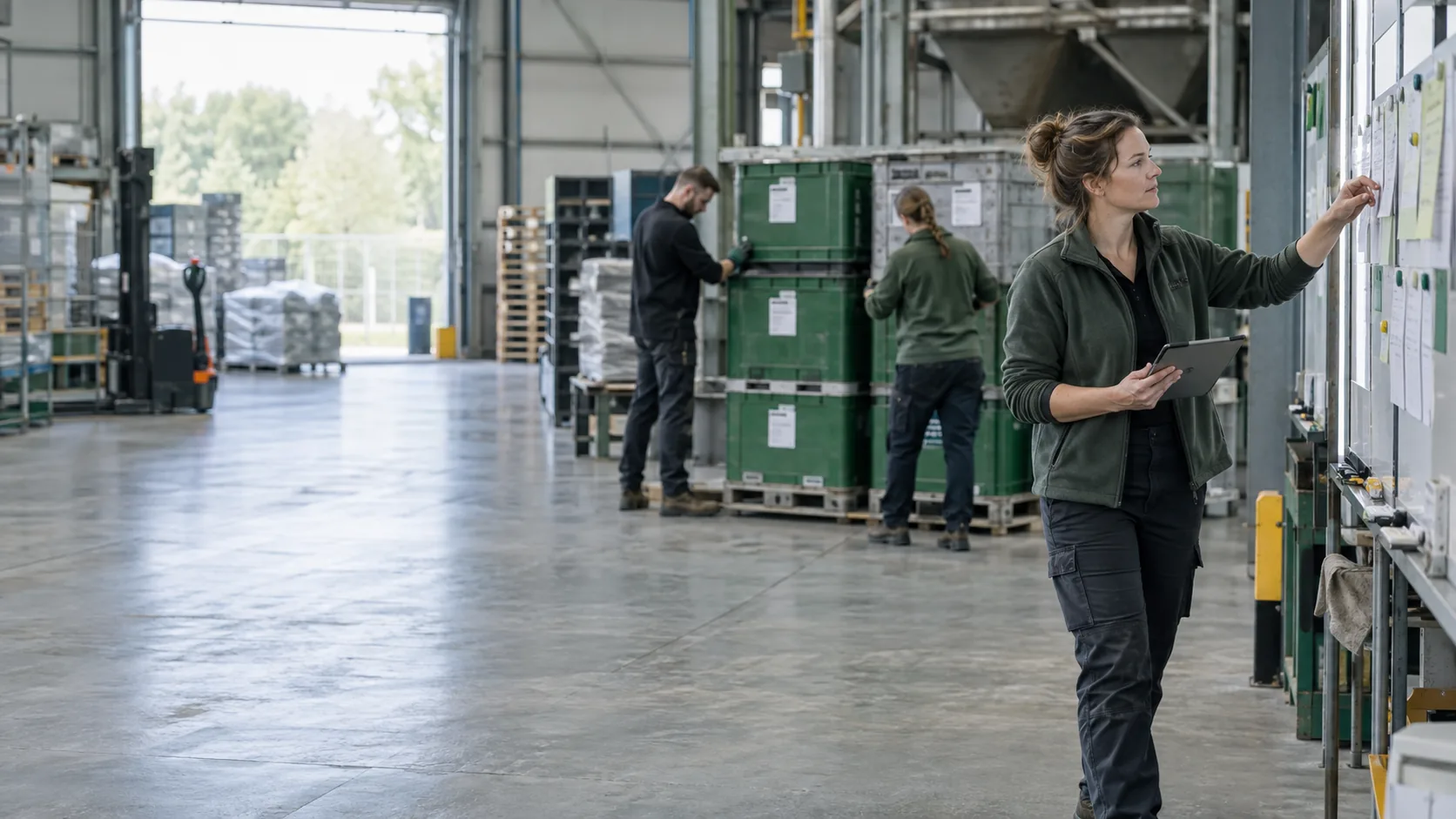 Werkoverleg bij Duurzaamheid in vergunnen en toezicht